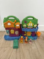 Winnie The Pooh 100 Acre Wood Treehouse Playset Figure Carry Case With Figures