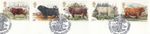 Cattle GB Used stamps Torpuddle Dorchester SPECIAL 1984 ON PIECE (107943)