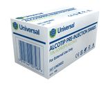 Universal Alcotip Pre-Injection Swabs Alcohol Antiseptic Wipes Pack of 100