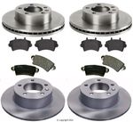 For Renault Master Front and Rear Brake Discs and Pads Set 2.5 DCI 98 to 2010