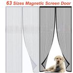 MAGIC Magnetic Screen Door Net Mosquito Fly Insect Mesh Guard Curtain 63 Sizes