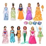 Japan Tokyo Disney Store Princess & Tinker Bell Doll Gift Set