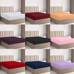 Fitted Sheet Bed Sheets Polycotton 25cm Deep Single Double King Super King Size