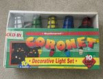 Vintage 1990s Coronet 10 Decorative Lantern Light Set NOS Sealed Retro Christmas