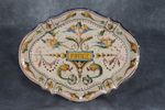Rare Antique Florence Firenze Faience Mythological Majolica Ceramic Plate