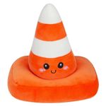 Cone Soft Toy Cute Plushie Huggable Cuddly Stuffed Toy 27cm Orange