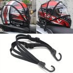 Motorcycle Helmet Cargo Net Elastic Luggage Mesh with Hooks Bike Storage UK