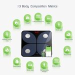 Bluetooth Digital Body Weight Scales BMI Muscle Weighing Composition Analyzer 