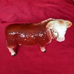 VINTAGE MELBA WARE LARGE SIZED BUTCHERS SHOP DISPLAY 'HEREFORD BULL'