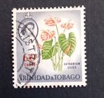 TRINIDAD & TOBAGO QEII SG295a, 1965 60c PERF 14½, FINE USED. Cat £50.