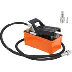 10000 PSI Air Hydraulic Foot Pump with 1.7L Oil Capacity Hydraulic Pump