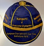Rangers v Moscow 1972 Cup Winners Cup, Starting 11 Commemorative Replica Cap £59