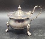 Vintage Antique? Silver Plated Mustard Pot No Liner