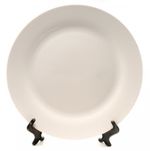 White sublimation plate 8" medium with stand for heat press diameter 20cm