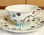 Vtg Ladybugs on Cup and Saucer