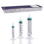 BD Emerald Sterile Syringes Hypodermic  - Luer Slip - Syringe Size 2ml 5ml 10ml