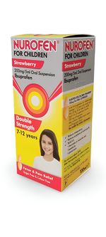 Nurofen For Children Oral Susp -Strawberry Flavour 7-12 Years- 200mg/5ml - 100ml