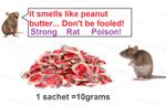 Rodent Rat Mouse Strong Killer Poison Pasta Bait Sachets Single Feed Kills Fast