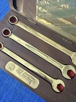 Mac Tools Collector's Club 1986 24k Gold Plated Limited Edition Wrench Set