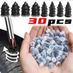 Car Tyre Repair Rubber Nails 10/20/30pcs Puncture Fix Kit Universal Tool