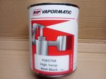 High Temperature paint 600°c Matt Black 1 Litre) cylinder, exhaust, BBQ, stove