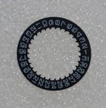BLACK DATE WHEEL FOR SEIKO NH35, NH36 MOVEMENT ( CROWN POSITION @ 3 )
