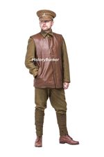 WW1 British Army leather jerkin - MADE TO YOUR SIZES