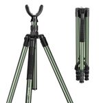 Manbily Tripod Shooting Tripod for Hunting, MA-284GL (Olive Green) UK