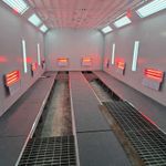 8x 3000W Spray / Baking Booth Infrared Paint Curing Lamps Heaters Heating Lights