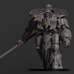 Diverging Realms - Custodians Heavy Dread Mech, Vestalian Metae-Construct