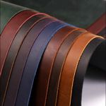1mm 2mm Thick Genuine Crazy Horse Cowhide Leather Bag Sofa Fabric Craft Material