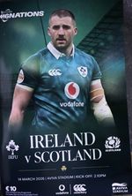 Ireland v Scotland Six Nations Rugby Match Programme - 2026