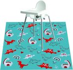 Mess-Free High Chair Mat for Baby Feeding & Playtime Cleanup No mess - Floor Mat
