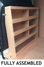 Nissan Interstar Bulkhead Van Shelving Racking Plywood System Tool Storage Unit
