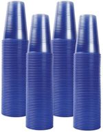 Reusable Plastic Cups Blue Vending Water Drinking Parties Catering Weddings 7oz