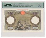 ITALY banknote 100 Lire 19.12.1940. PMG AU 50