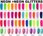 BLUESKY GEL NAIL POLISH NEON COLORS SPRING SUMMER POPULAR BRIGHT UV LED SOAK OFF