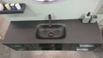 Dansani Form 140cm Single Bowl Basin Matt Black RRP £2012