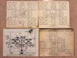 Vintage Rockland State Hospital Psychiatric Asylum Floor Plans Maps NY Documents