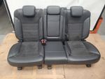 MERCEDES ML GLE W166 11-17 REAR BLACK HALF LEATHER SEAT SET