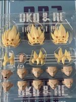 Recustom & DKO Toy Dragon Ball Z SHF The Last Duel Full Power Son Goku heads
