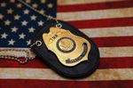 Special Agent Dss Fast Furious Luke Hobbes Badge With Holder & Chain-US125
