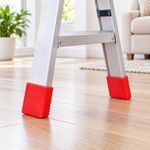 2x Rubber Ladder Anti Slip Feet Replacement step Ladder Foot Shoe Kit Protection