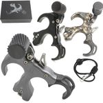 Compound Bow Thumb Release Aid Manual Archery 3 4 Finger UV Button Ambidextrous