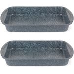 Russell Hobbs Roasting Tray Nightfall Stone Non-Stick 38cm Set of 2