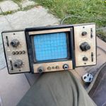 Telequipment Type D1011 Oscilloscope from house clearance powers up