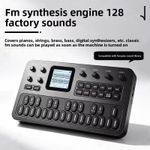 M-VAVE Digital Wave Synthesizer & ARP Sequencer Black LCD Screen Multi Effects