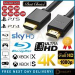 HDMI CABLE HIGH SPEED LEAD HDTV ULTRA UHD 1M 2M 3M 5M 7M 10M 15M PREMIUM 4K 2.0 