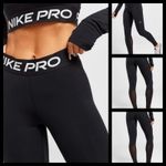 Nike Pro Girls Junior Kids Leggings DRI-FIT Running Gym
