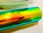 Chrome Orange-Green Rainbow Vinyl Wrap (Air/Bubble Free) Multi sizes